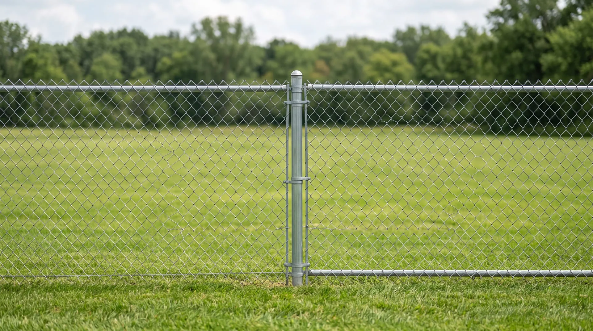 Chain Link fence in a Midwest yard — example of the style